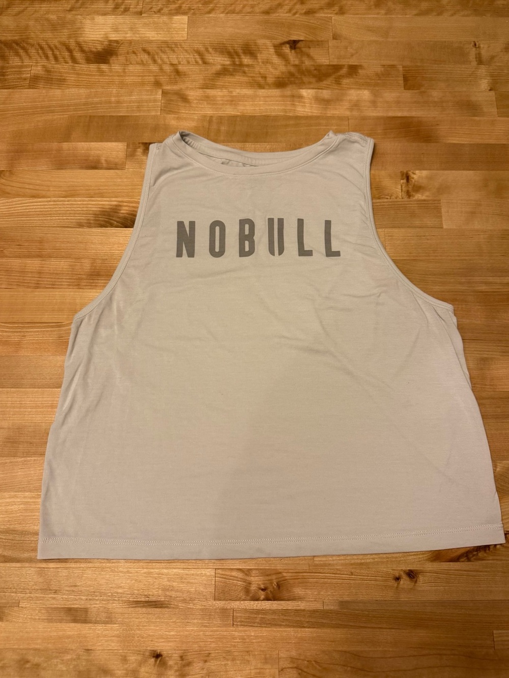NOBULL Tan Women's Training Tank Top with Logo